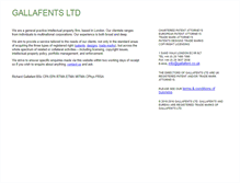 Tablet Screenshot of gallafents.co.uk